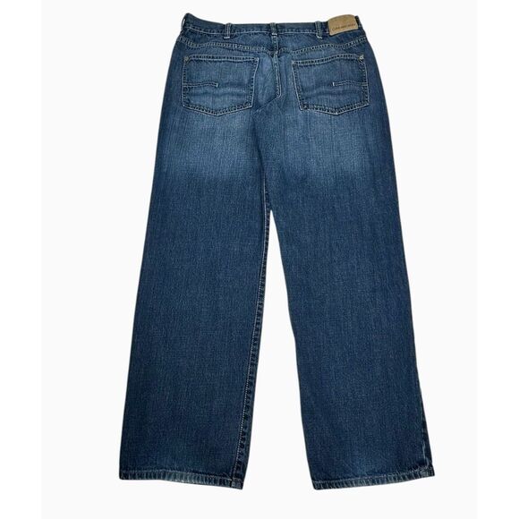 Calvin Klein Easy Fit Relaxed Straight Dark Wash Denim Jeans Men’s Size 36x30 - Picture 2 of 9